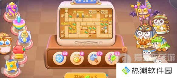 保卫萝卜4法老归来第58关怎么过 法老归来第58关通关流程图