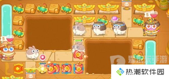 保卫萝卜4法老归来第26关怎么过 法老归来第26关通关布局