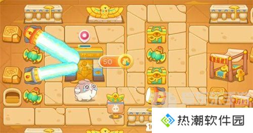 保卫萝卜4法老归来第28关怎么过 法老归来第28关图文通关流程